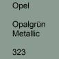 Preview: Opel, Opalgrün Metallic, 323.